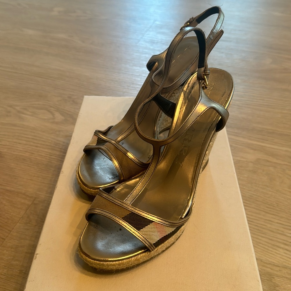 Burberry esparadille wedge